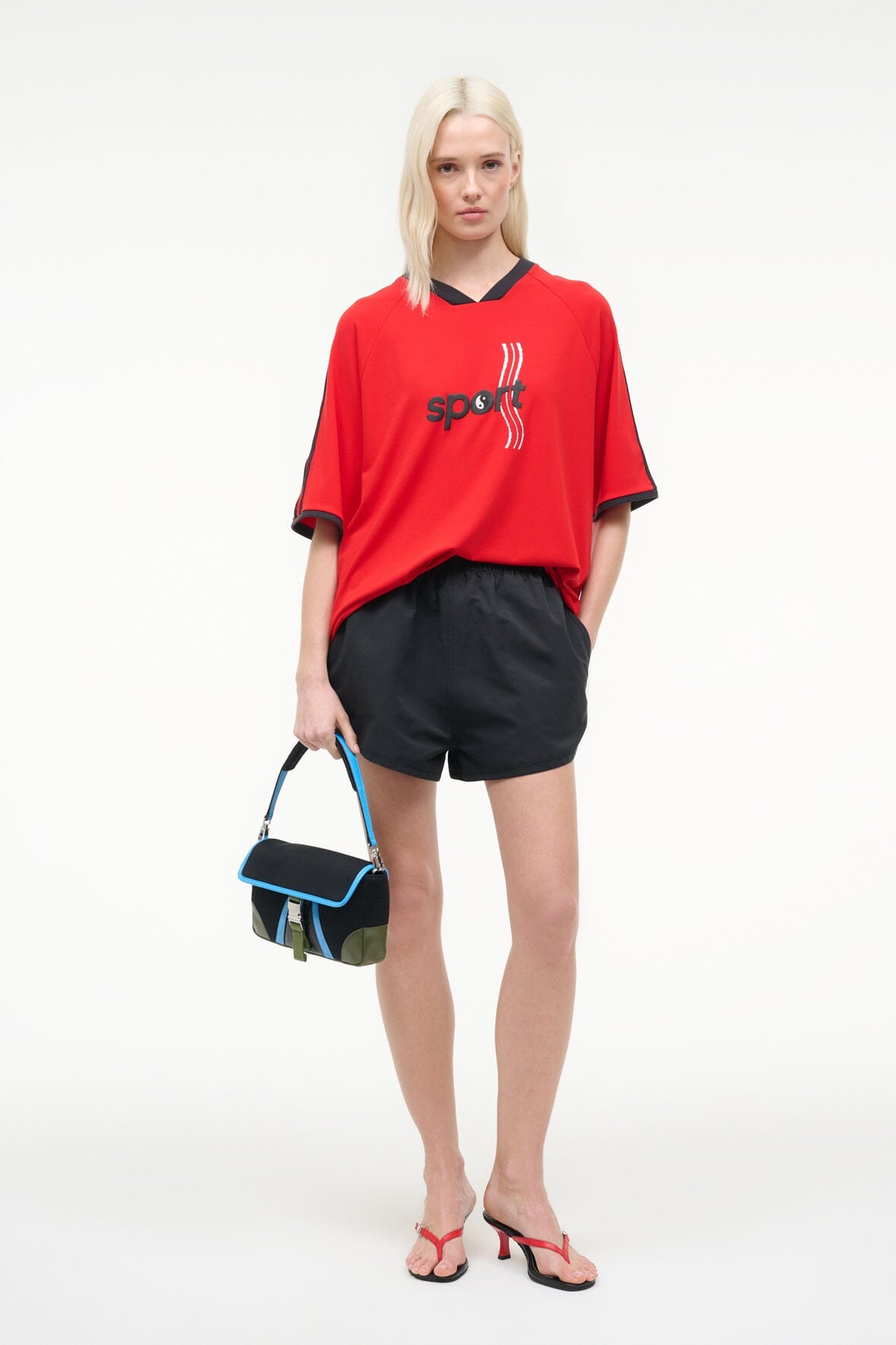 STAUD Sale Anchor Short Black
