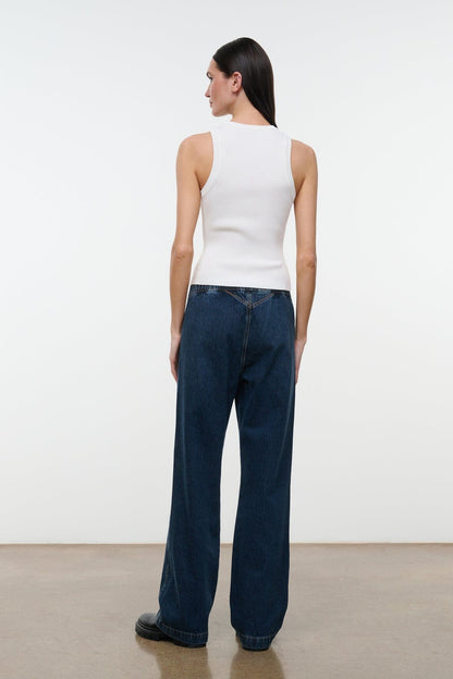 STAUD New In|Clothing Malia Tank White