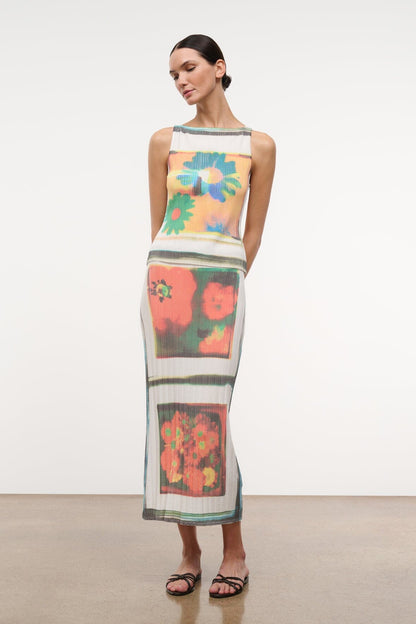 STAUD Clothing|New In Bryn Top Superbloom Scarf