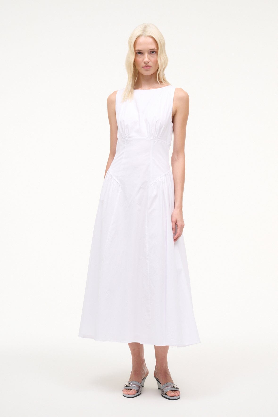 STAUD Dresses|Clothing Gwen Dress White