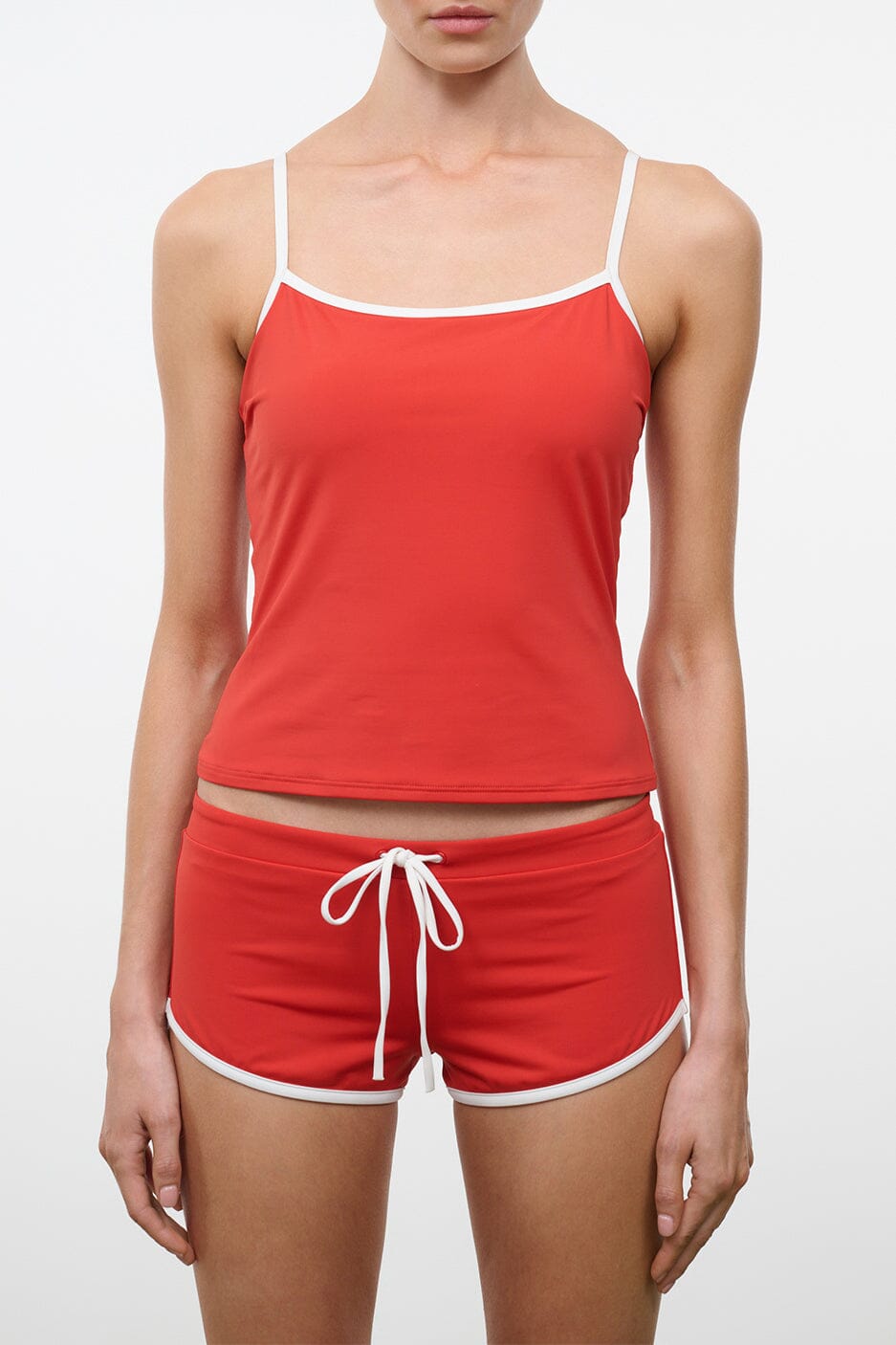 STAUD Swimwear Niguel Swim Short Tomato
