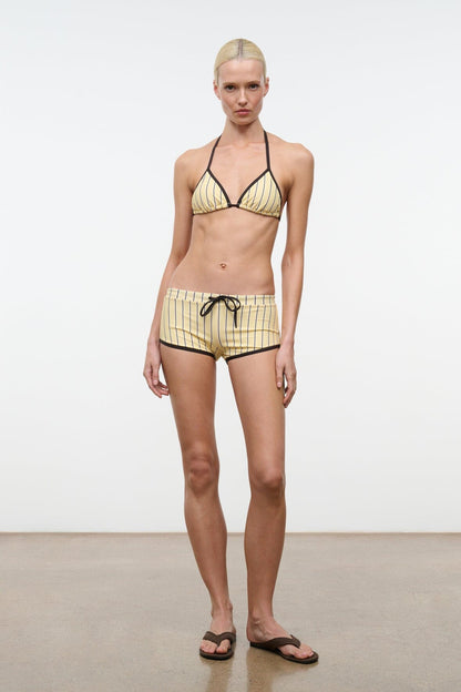 STAUD Swimwear Niguel Swim Short Monday Stripe