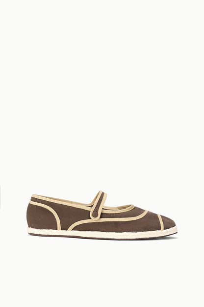 STAUD Sale Nora Espadrille Flat Espresso