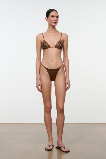 STAUD Sale Alexis Bikini Top Bronze