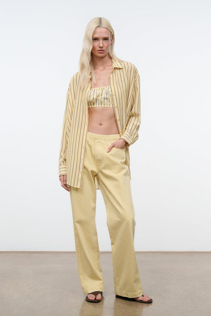 STAUD Clothing Noah Jean Butter