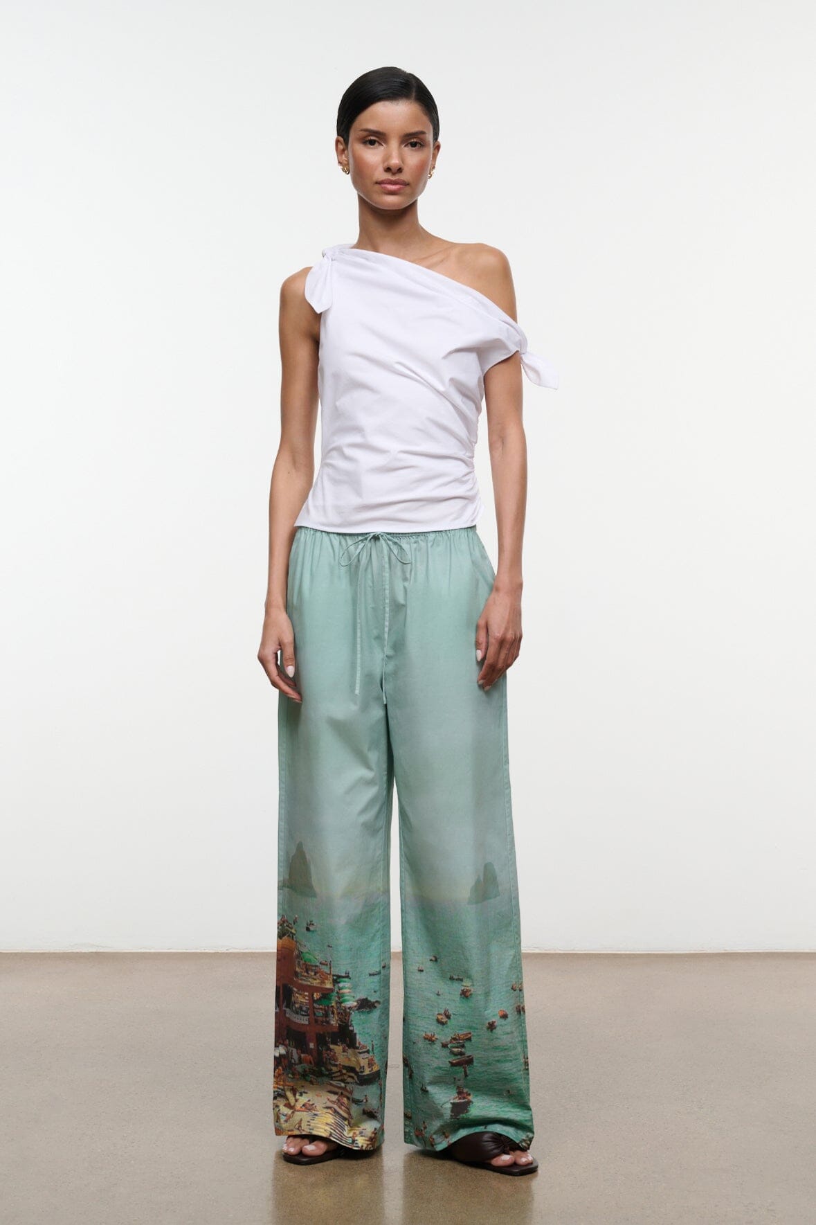 STAUD Clothing Bellaria Top White