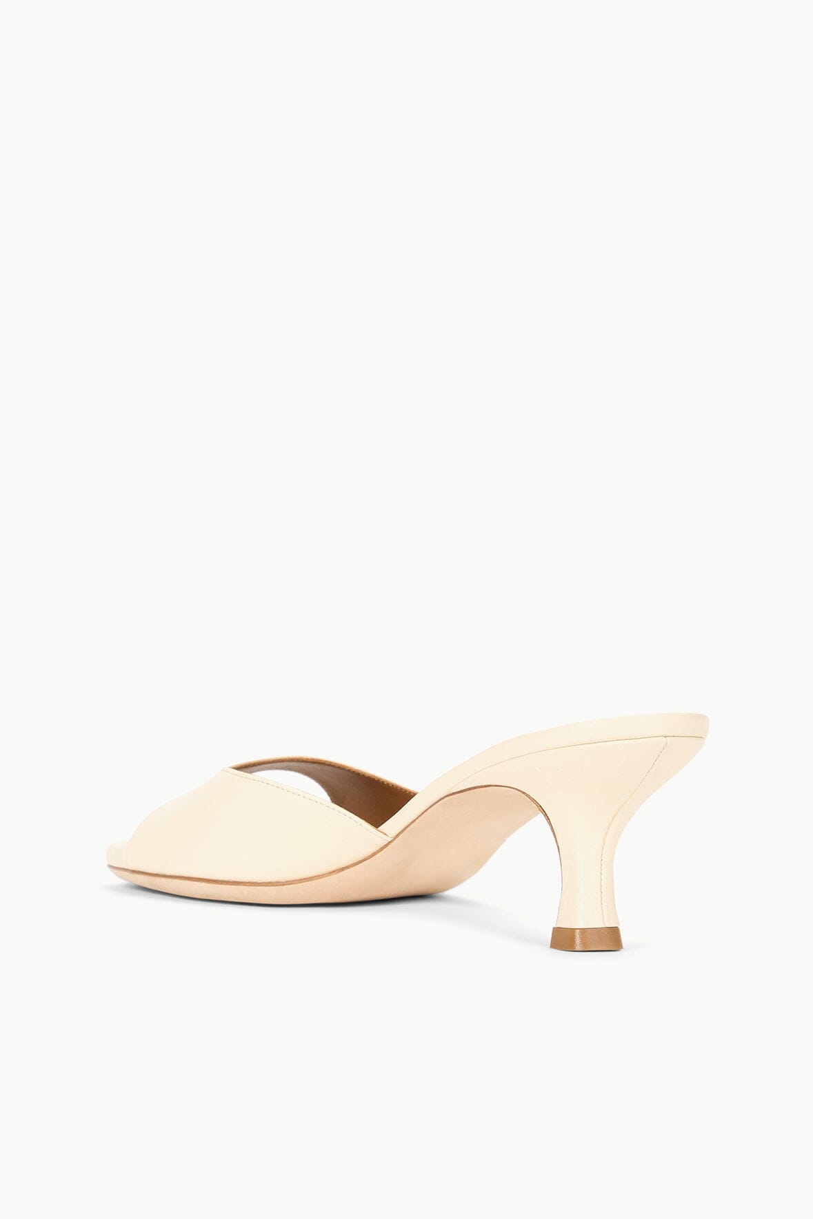 STAUD Shoes Brigitte Leather Mule Cream