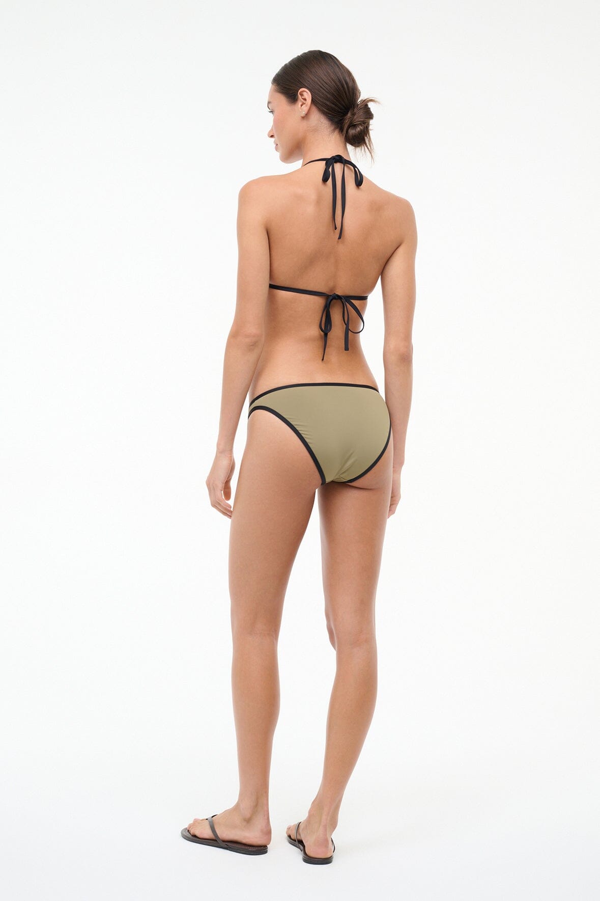 STAUD Sale Koko Bikini Top Thyme Black