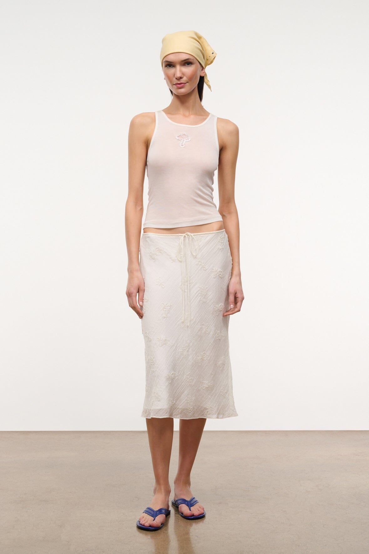 STAUD Clothing Mya Tank Ivory