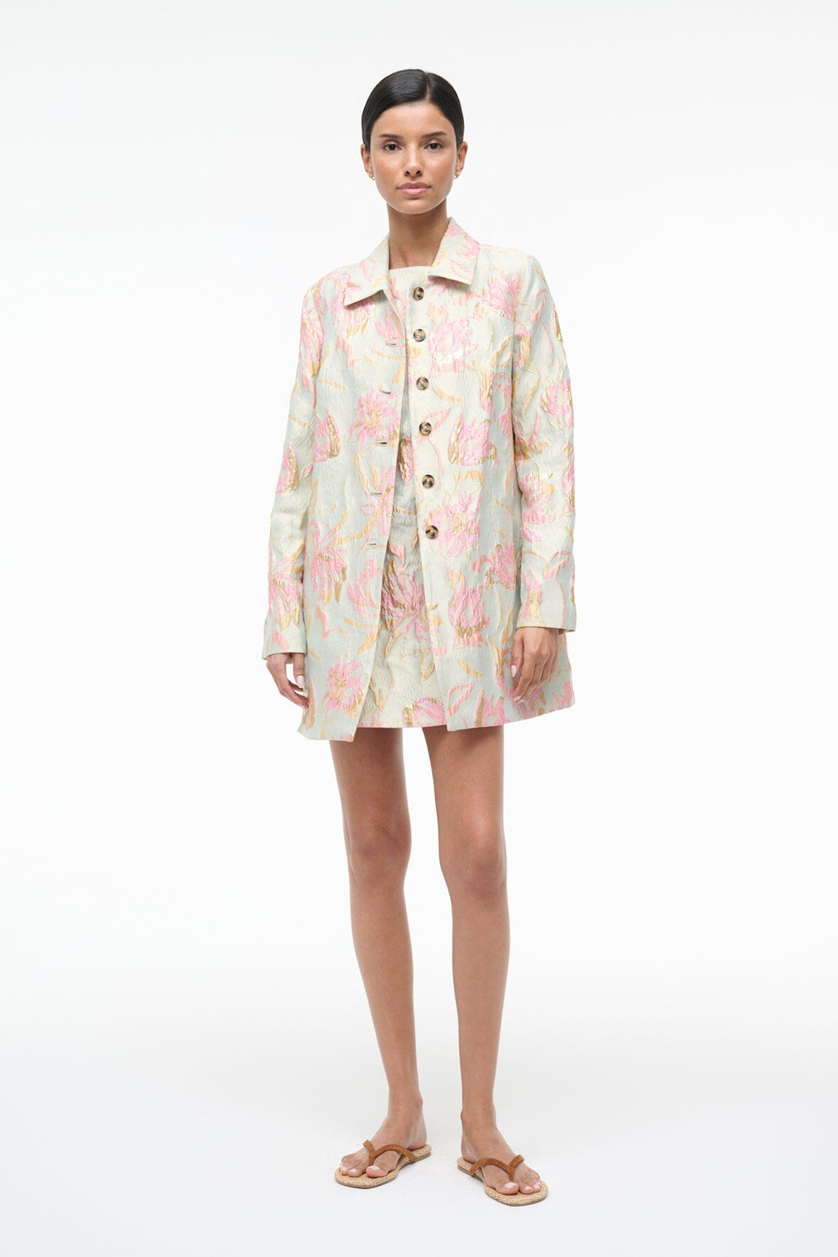 STAUD Dresses|Clothing Mimi Dress Botanica Aloe
