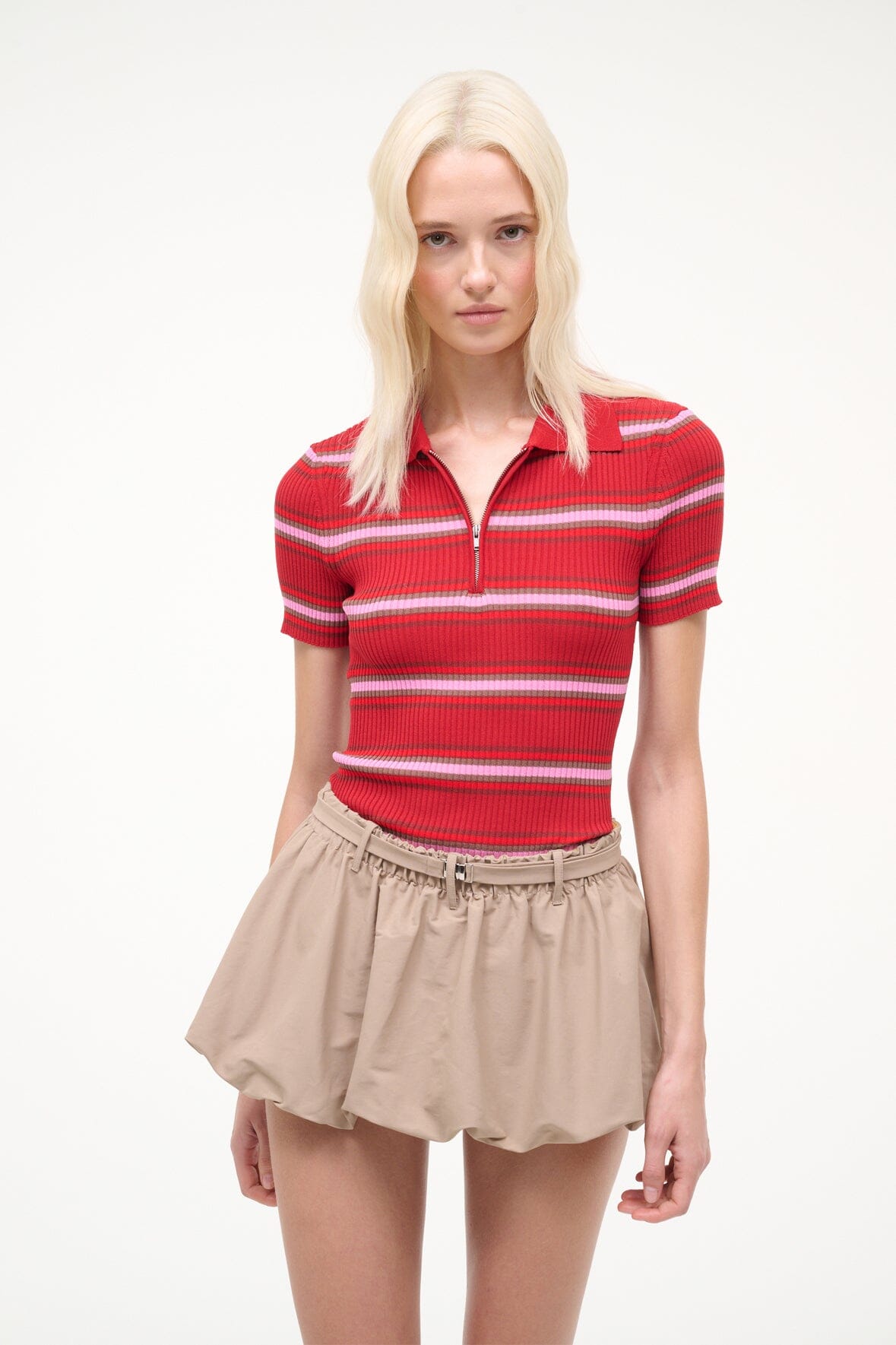 STAUD Sale Ren Top Dana Stripe