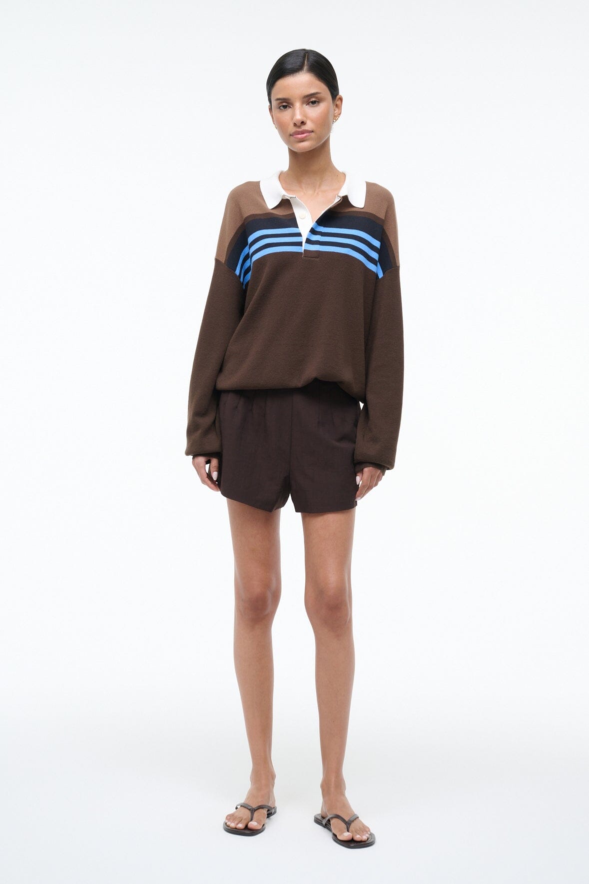STAUD Sale Sail Top Earth Multi Stripe